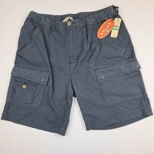 Tommy Bahama Mens New Largo Cargo Shorts L Blue Dorado